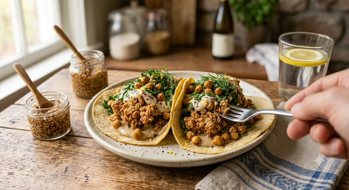 Tasty Oat 'Chicharron' Tacos